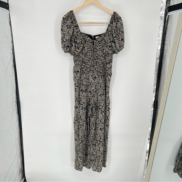 Boden Tie Neck Keyhole Jumpsuit 4 Regular - Picture 2 of 12